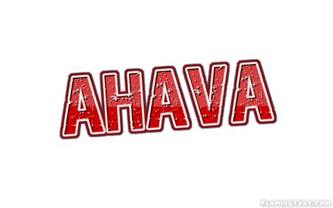 Ahava Logo | Free Name Design Tool from Flaming Text