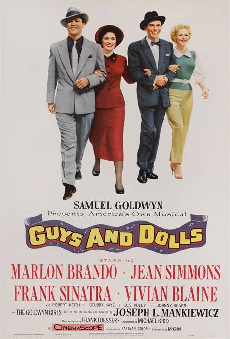 GUYS AND DOLLS (1955) POSTER, US | Original Film Posters Online ...