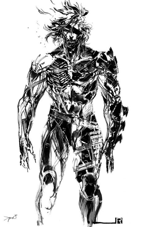 Concept art of Raiden for Metal Gear Rising: Revengeance Metal Gear ...