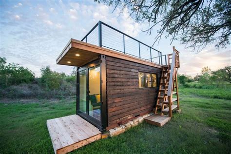 This Shipping Container Home in Waco, Texas can be Rented on Airbnb