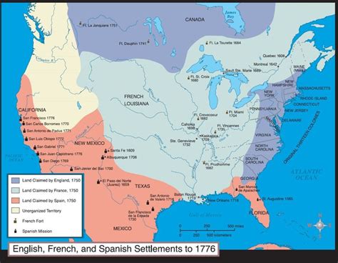 Colonial America 1776 Map