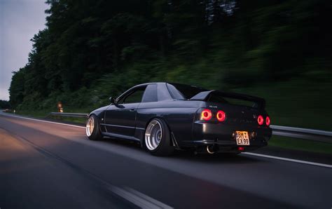 Black coupe, Nissan, skyline, Nissan Skyline R32, Nissan GT-R R32 HD ...