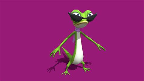 Zack Lizard (Rigged) - Download Free 3D model by Poyo20 [ea85cd9 ...