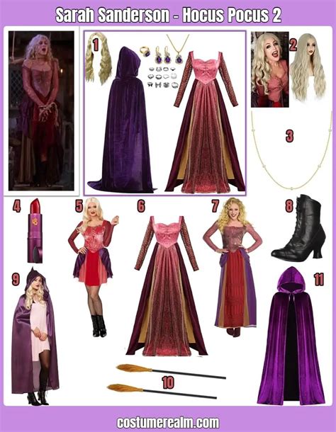 How To Dress Like Dress Like Sarah Sanderson Guide For Cosplay & Halloween