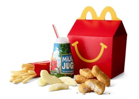 McDonald's 6 Piece Chicken McNuggets Happy Meal Nutrition Facts