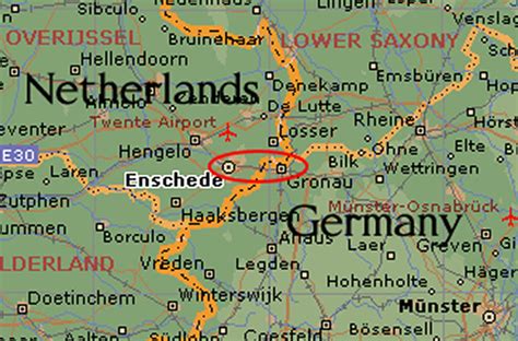 Enschede Map - Netherlands