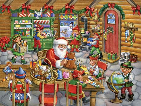 L'atelier du Père Noël - puzzle en ligne