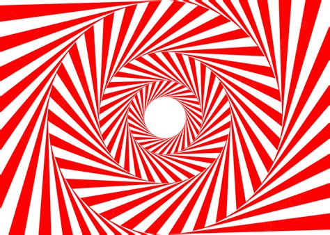 Red Optical Illusion Spiral Vector Background, Wallpaper, Op Art Spiral ...