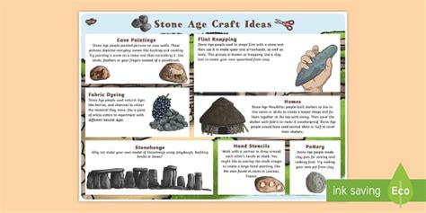 Stone Age Art Activities KS2 | Stone Age Crafts - Twinkl