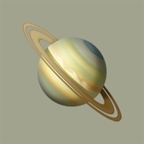 planet saturn emoji app icon | Home lock screen, Planets, Saturn