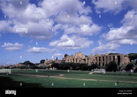 Circo Massimo Palatino hill Rome Lazio Italy Stock Photo - Alamy