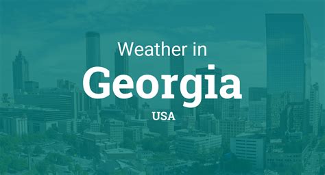 Weather in Georgia, United States