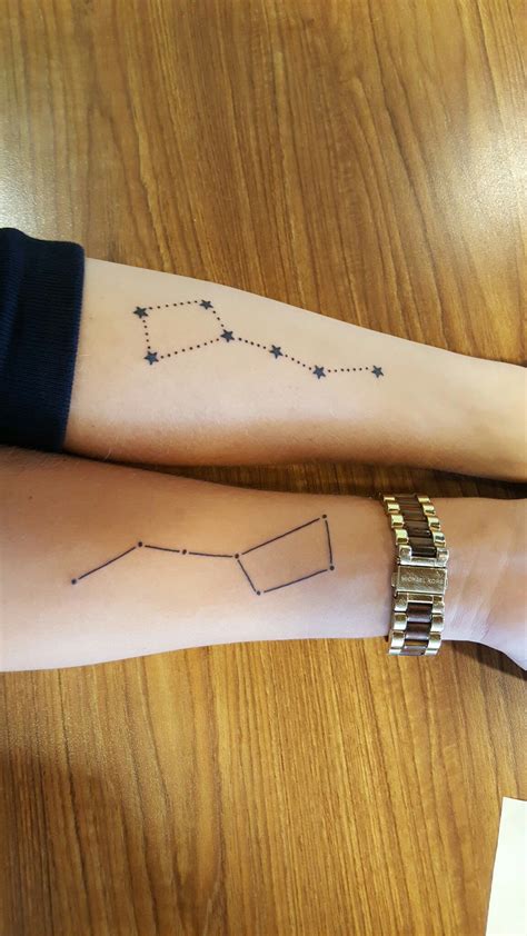 Matching Big Dipper tattoos! #bigdipper #tattoo | Big dipper tattoo ...