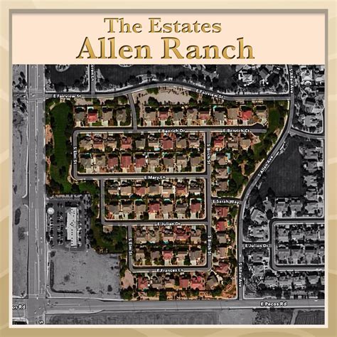 The Estates at Allen Ranch Gilbert Arizona info on homes for sale ...