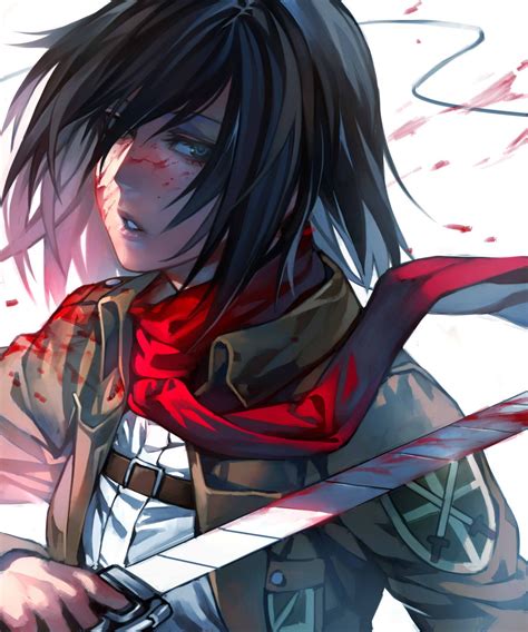 Mikasa Ackerman - Shingeki no Kyojin (Attack on titan) Fan Art ...