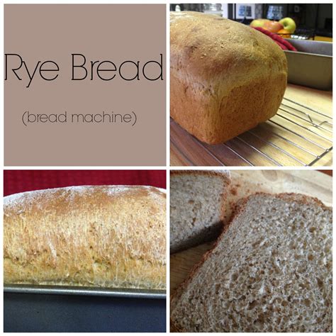 Rye bread (bread machine recipe) – Mila's Milieu