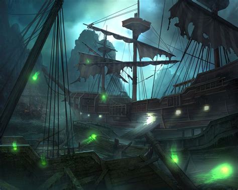 Ghost Ship - Characters & Art - Atlantica Online | Ghost ship, Ghost ...