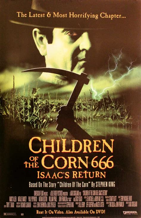 Children of the Corn 666: Isaac's Return Vintage Concert Poster, Oct 19 ...