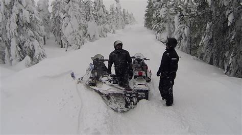 2020 Snowmobiling West Yellowstone Trails - YouTube