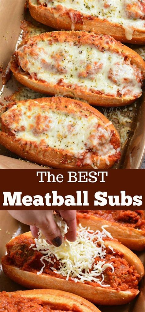 Meatball Sub is a hot delicious sandwich packed with tender Italian ...