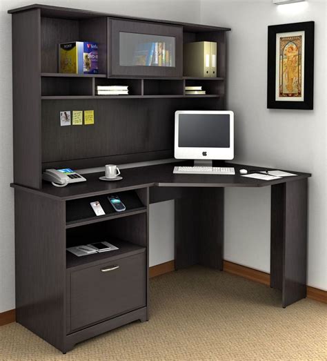 Desk with Shelves Above - Foter