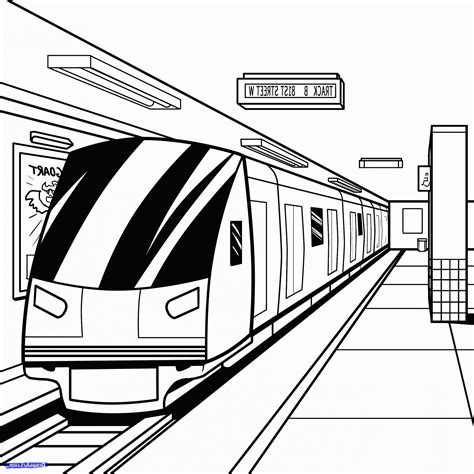 15 Things You Should Know About Coloring Page Metro Train | Coloring ...