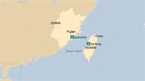 Taiwan Strait: Claim man crossed sea in dinghy investigated - BBC News