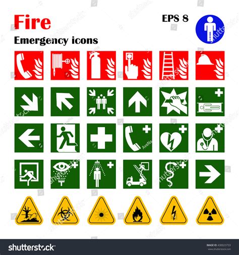 Evacuation Plan Symbols: Over 989 Royalty-Free Licensable Stock Vectors ...