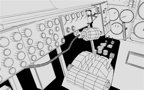 3d Sukhoi Su-9 Cockpit Model