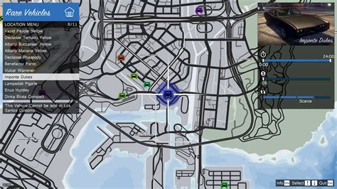 Gta 5 Car Locations Map