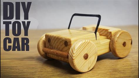 How to make a toy car at home - Wooden Toys Making - YouTube