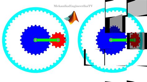 Motion animation using Matlab: Epicyclic gear train (Effect of the arm ...