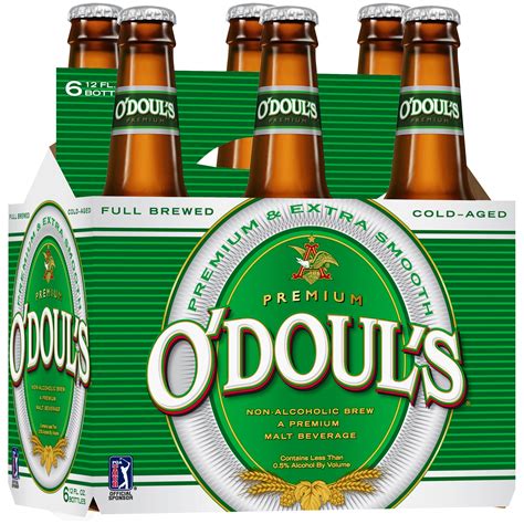 O'Doul's® Non-Alcoholic Beer, 6 Pack 12 fl. oz. Bottles - Walmart.com