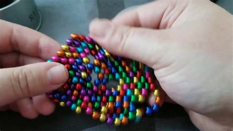 Fun Colorful Magnetic Bead Review - YouTube