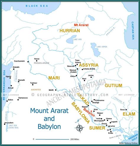 Bible Map Land Of Shinar - map : Resume Examples #MoYozN79ZB