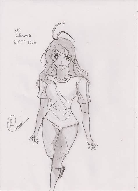 Scp-106 (female) by L4154 on DeviantArt