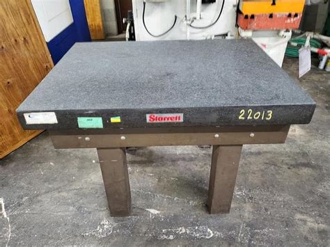 Used STARRETT BLACK GRANITE SURFACE PLATE for Sale at Hildebrand Ma...