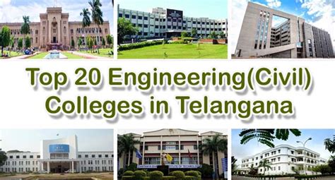 Top 20 Engineering(Civil)Colleges in Telangana | Sakshi Education