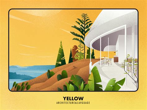 Yellow & Architecture by Pyrrole on Dribbble