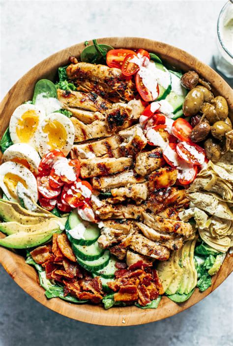 Paleo Grilled Chicken Caesar Cobb Salad - Paleo Gluten Free