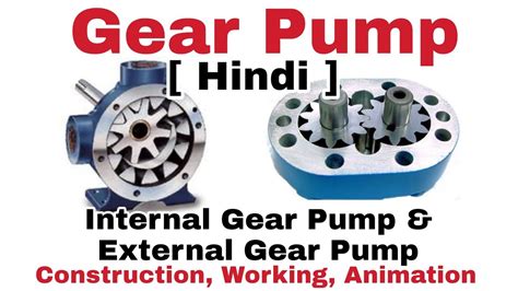 Gear Pump | External And Internal Gear Pump | Types of Gear pump ...