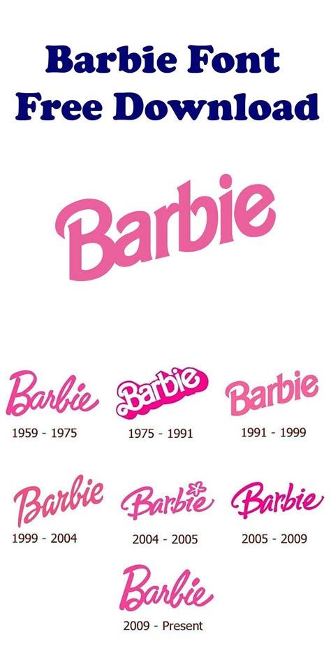 Barbie logo font – Artofit