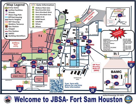 Fort Sam Houston Installation Map 2023 by Rex Middleton - Issuu