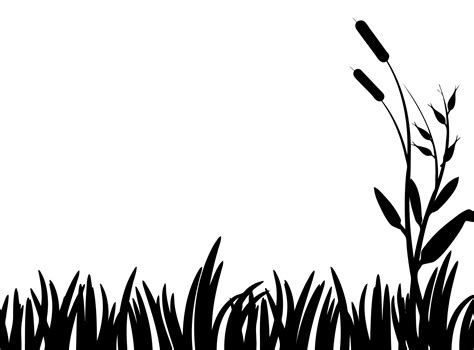 Grass Silhouette Clipart Free Stock Photo - Public Domain Pictures