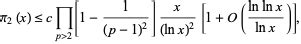 Twin Primes -- from Wolfram MathWorld