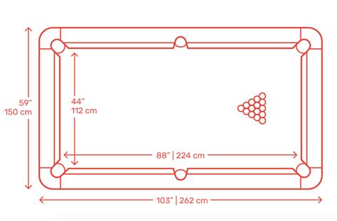 Billiard Table Dimensions