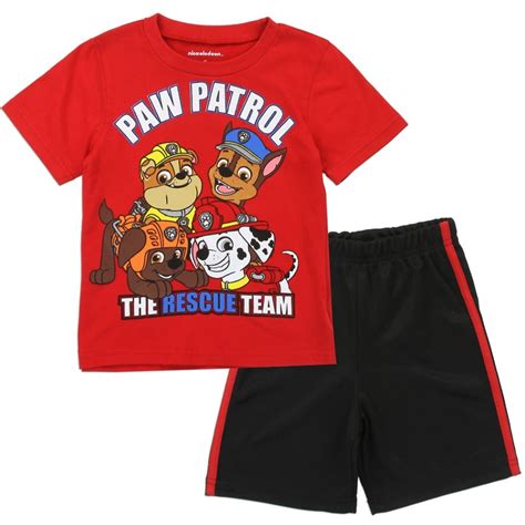 Nick Jr Paw Patrol Boys Short Set | Houston Kids Fashion Clothing