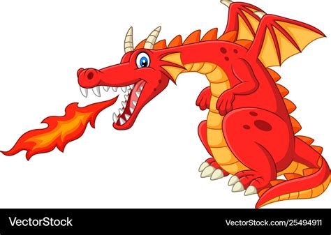 Cartoon Dragon Fire