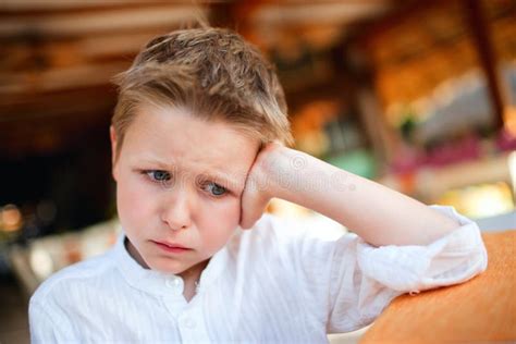 Upset kid stock image. Image of portrait, cute, child - 20341285