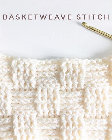 Crochet A Basket Weave Pattern - Crochet Pattern Free